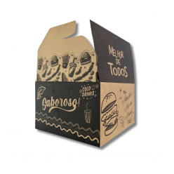 CAIXA BOX PREMIUM (KRAFT IMPRESSO 1 COR) - PACOTE COM 100 UNIDADES