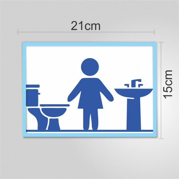 PLACA PVC ADESIVADO 21cmX15cm