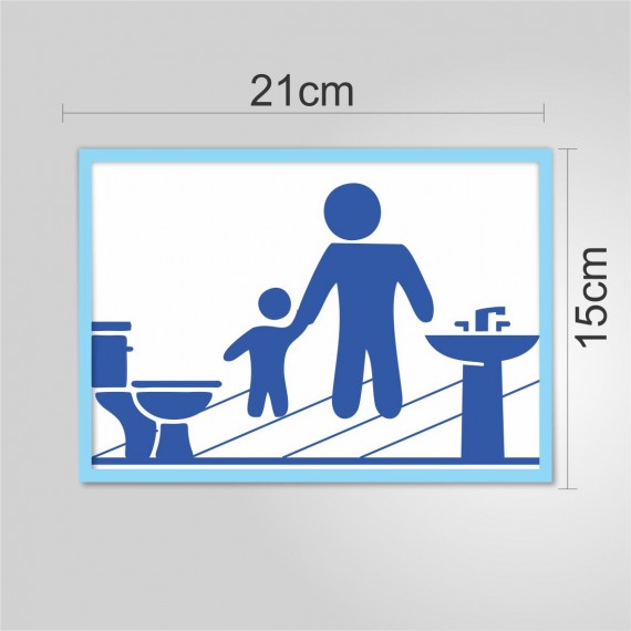 PLACA PVC ADESIVADO 21cmX15cm