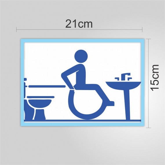 PLACA PVC ADESIVADO 21cmX15cm