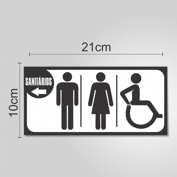 PLACA PVC ADESIVADO 21cmX10cm