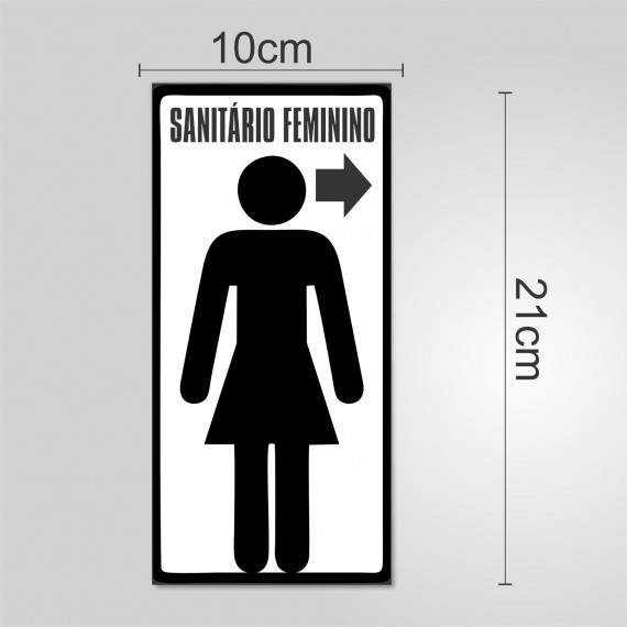 PLACA PVC ADESIVADO 21cmX10cm