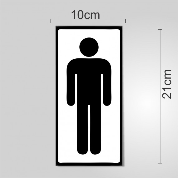 PLACA PVC ADESIVADO 21cmX10cm
