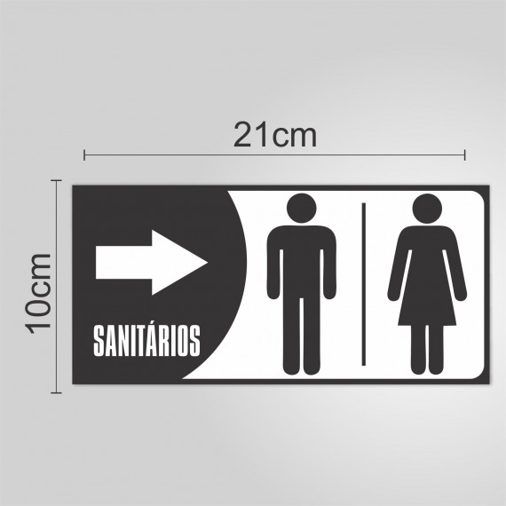 PLACA PVC ADESIVADO 21cmX10cm