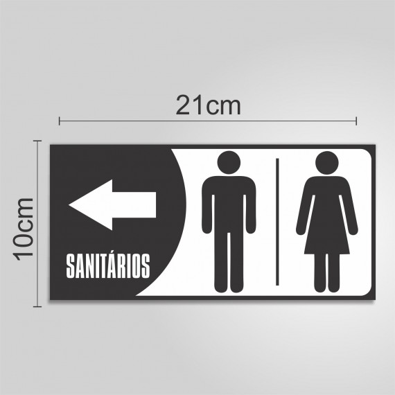 PLACA PVC ADESIVADO 21cmX10cm
