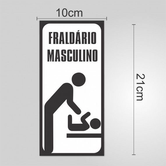 PLACA PVC ADESIVADO 21cmX10cm