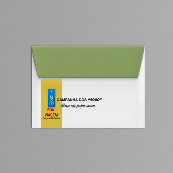 Envelope 11,4x16,2 cm - Colorido - Apergaminhado 120 gr
