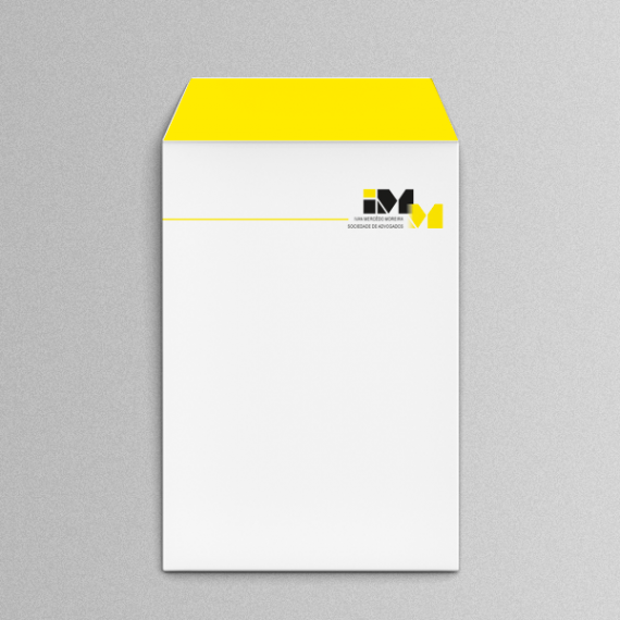 Envelope 18,4x25 cm - 2 cores - Apergaminhado 120 gr
