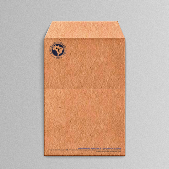 Envelope 25x35 cm - 2 cores - Kraft 110 gr