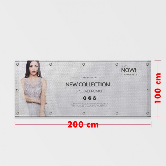 Lona Brilho 100x200 cm
