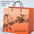 Sacola Papel 40cmx30cm PERSONALIZADA - 2 CORES- 100 un.
