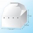 CAIXA BOX PREMIUM (BRANCO SEM IMPRESSÃO) PACOTE COM 100 UNIDADES
